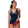 New England Patriots NFL Womens Summertime Solid Tankini