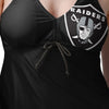 Las Vegas Raiders NFL Womens Summertime Solid Tankini