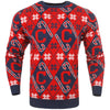 Cleveland Guardians MLB Candy Cane Repeat Crew Neck Sweater