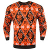 San Francisco Giants MLB Candy Cane Repeat Crew Neck Sweater