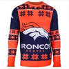 Denver Broncos Big Logo Ugly Crew Neck Sweater