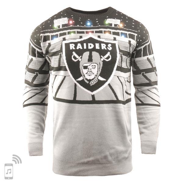 NFL Light Up Ugly Christmas Sweater With Bluetooth Speaker