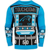 Carolina Panthers NFL Mens Light Up Sweater