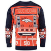 Denver Broncos NFL Mens Light Up Sweater