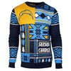 San Diego Chargers Patches Ugly Crew Neck Sweater