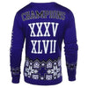 Baltimore Ravens Super Bowl Commemorative Crew Neck Sweater