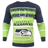 Seattle Seahawks NFL Mens Stadium Light Up Crew Neck Sweater