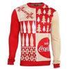 Coca Cola Patches Crew Neck Sweater