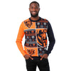 Chicago Bears NFL Mens Busy Block Snowfall Sweater