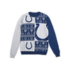 Indianapolis Colts NFL Mens Busy Block Snowfall Sweater