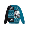 Philadelphia Eagles NFL Mens Busy Block Snowfall Sweater