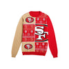 San Francisco 49ers NFL Mens Busy Block Snowfall Sweater