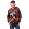 Cleveland Browns NFL Mens Dear Santa Light Up Sweater
