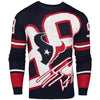 Houston Texans JJ Watt #99 Loud Mens Player Sweater