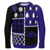Baltimore Ravens 2014 Busy Block Ugly Sweater