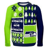 Seattle Seahawks Busy Block Holiday Sweater