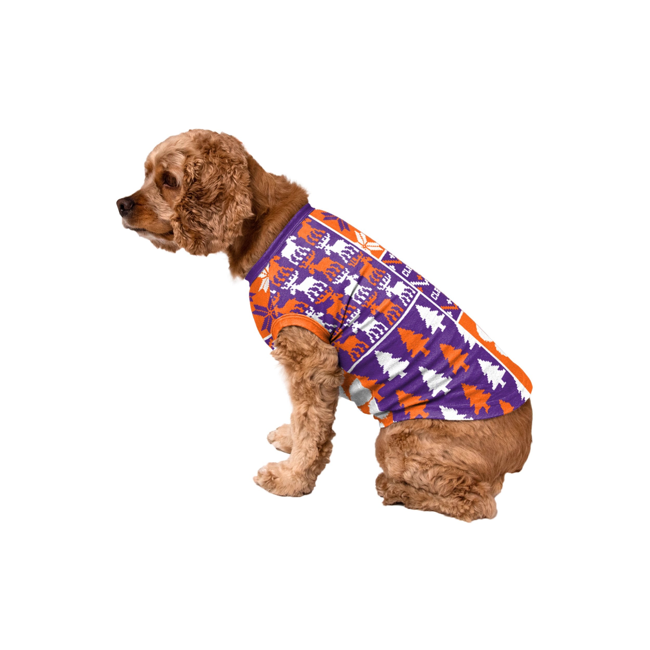 NCAA Clemson Tigers Dog Sweater, Size Medium. Warm and Cozy Knit Pet  Sweater with NCAA Team Logo, Best Puppy Sweater for Large and Small Dogs