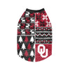 Oklahoma Sooners NCAA Busy Block Dog Sweater