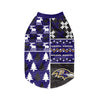 Baltimore Ravens NFL Busy Block Dog Sweater