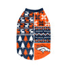 Denver Broncos NFL Busy Block Dog Sweater