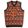 San Francisco Giants MLB Aztec Print Ugly Sweater Vest