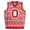 Ohio State Buckeyes Aztec Print Ugly Sweater Vest