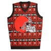 Cleveland Browns Aztec Print Ugly Sweater Vest