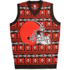 Cleveland Browns Aztec Print Ugly Sweater Vest