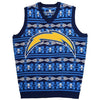 San Diego Chargers Aztec Print Ugly Sweater Vest