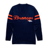 Denver Broncos Womens Vintage Stripe Sweater