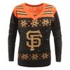 San Francisco Giants MLB Womens Light Up V-Neck Sweater