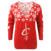 Cleveland Cavaliers NBA Womens Snowflake V-Neck Sweater