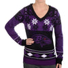 Baltimore Ravens Womens Big Logo V-Neck Sweater