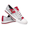 Tampa Bay Buccaneers NFL Womens Glitter Low Top Canvas Shoes