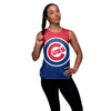 Chicago Cubs MLB Womens Strapped V-Back Sleeveless Top