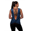 Cleveland Guardians MLB Womens Strapped V-Back Sleeveless Top