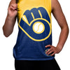 Milwaukee Brewers MLB Womens Strapped V-Back Sleeveless Top