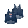 Chicago Cubs MLB Womens Burn Out Sleeveless Top