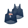 Detroit Tigers MLB Womens Burn Out Sleeveless Top