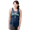 Seattle Mariners MLB Womens Burn Out Sleeveless Top