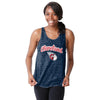 Cleveland Guardians MLB Womens Burn Out Sleeveless Top