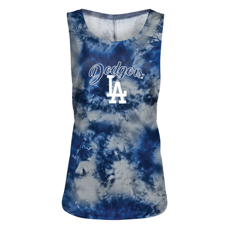 Los Angeles Dodgers MLB Womens To Tie-Dye For Sleeveless Top