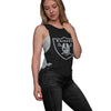 Las Vegas Raiders NFL Womens Side-Tie Sleeveless Top