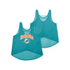 Miami Dolphins NFL Womens Burn Out Sleeveless Top