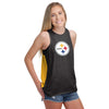 Pittsburgh Steelers NFL Womens Tie-Breaker Sleeveless Top