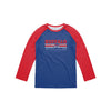 Buffalo Bills NFL Mens Colorblock Wordmark Raglan T-Shirt