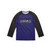 Baltimore Ravens NFL Mens Colorblock Wordmark Raglan T-Shirt