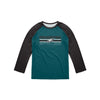 Philadelphia Eagles NFL Mens Colorblock Wordmark Raglan T-Shirt