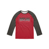 Tampa Bay Buccaneers NFL Mens Colorblock Wordmark Raglan T-Shirt