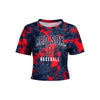 Boston Red Sox MLB Womens To Tie-Dye For Crop Top